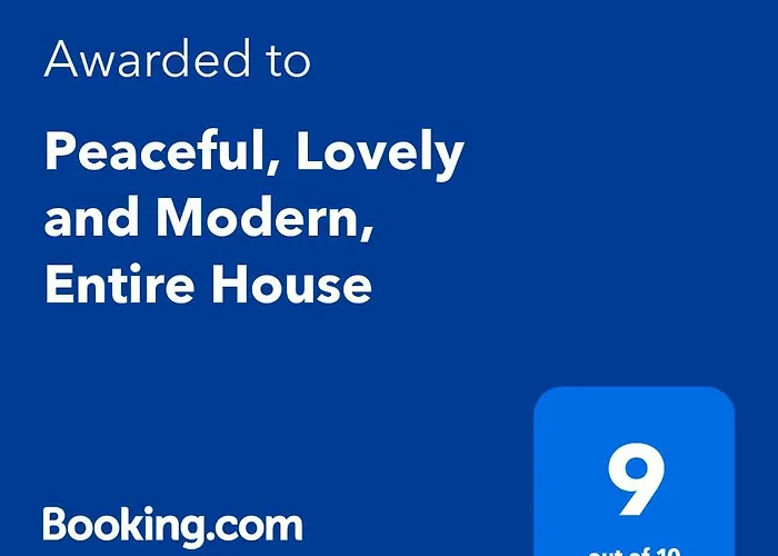 Peaceful, Lovely And Modern, Entire House